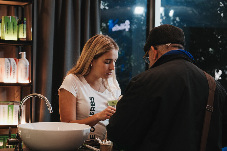 The HERBDENT test centre is located at Booth 4LA.
