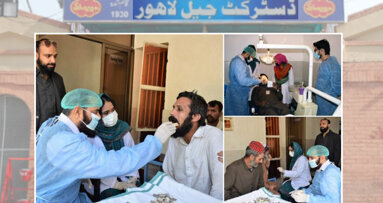 Dental screening of 6,401 inmates at Lahore Camp Jail