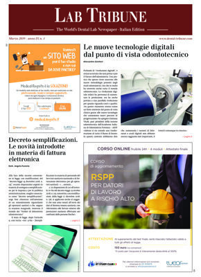 Lab Tribune Italy No. 1, 2019