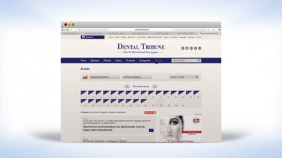 Обновеният електронен календар на в. DENTAL TRIBUNE – на един клик разстояние