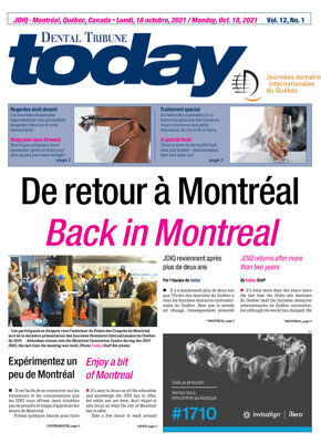 today JDIQ Montréal October 18, 2021