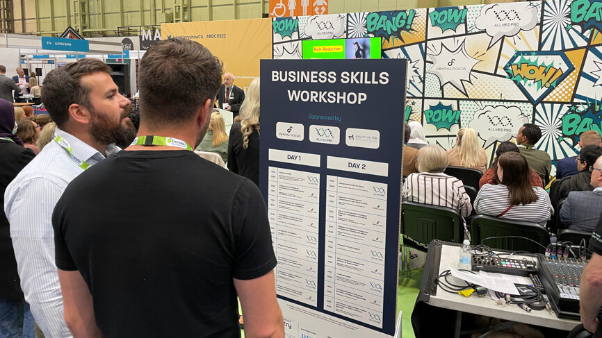 The business skills workshop programme took place against an onomatopoeic backdrop. (Image: DTI)