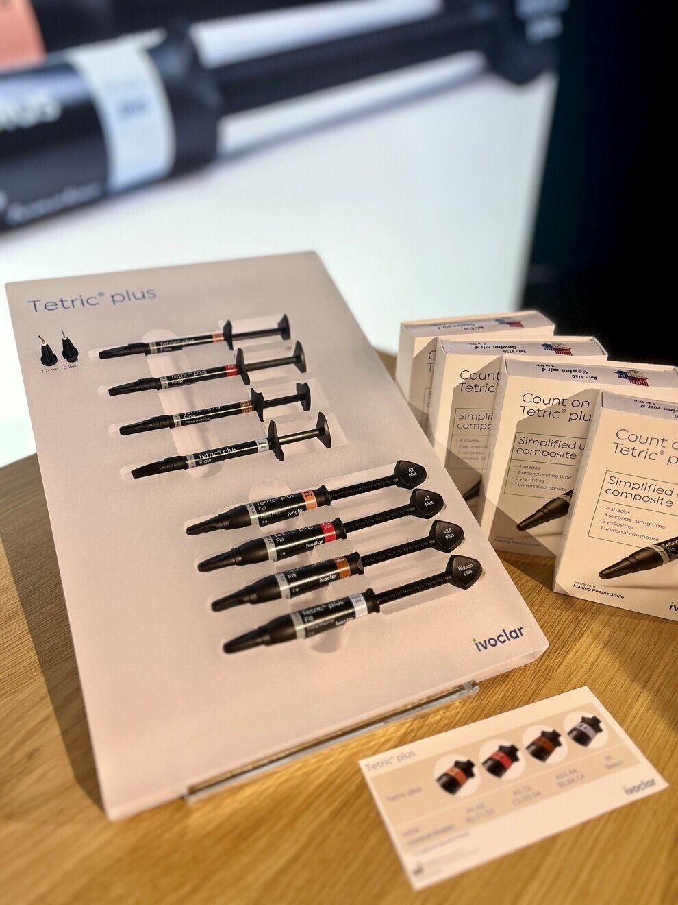 Now available from Ivoclar: Tetric plus―the simplified universal composite. 