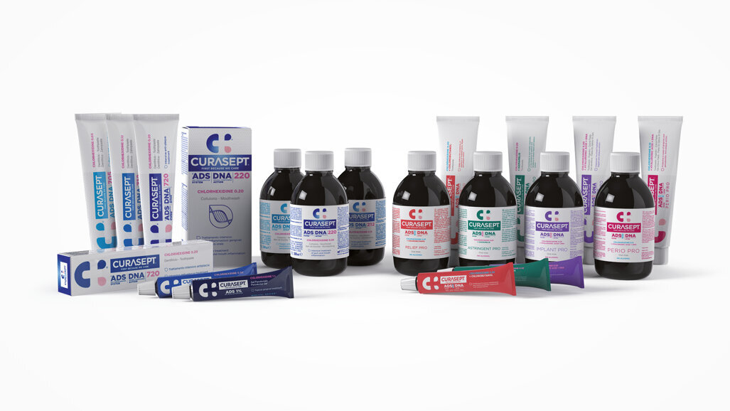 Curasept: Prva hlorheksidinska formula sa sistemom protiv diskoloracije