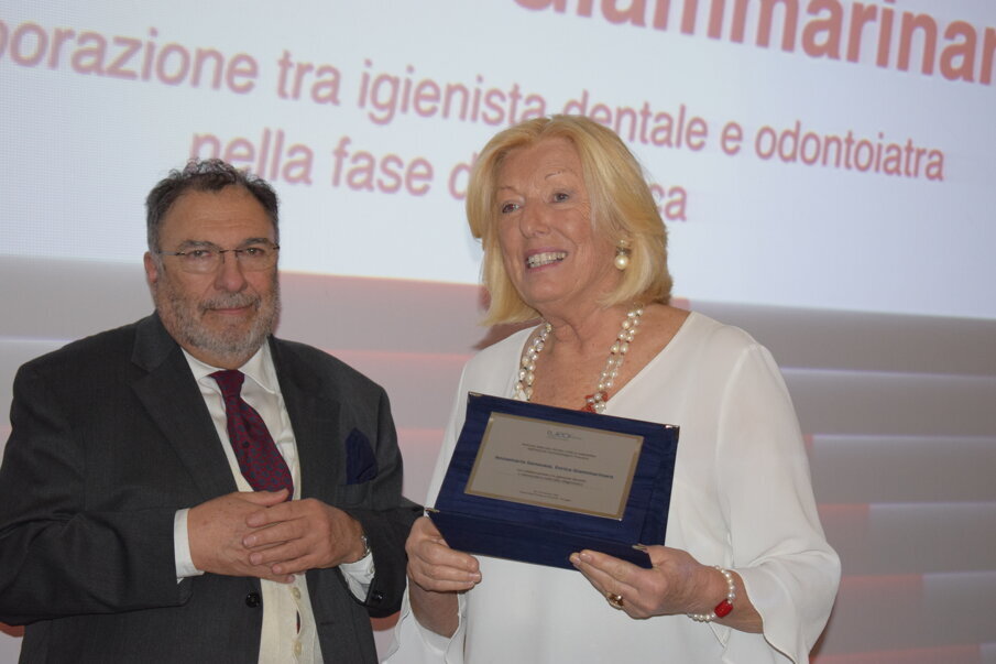 Prof. Ugo Covani e Prof.ssa Annamaria Genovesi (© Tueor Servizi).