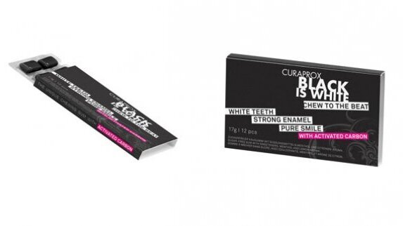 CURAPROX Black Is White – chew it!