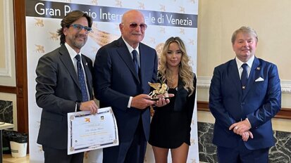 Il dott. Sandro Martina premiato a Venezia con il Leone d’oro per l’imprenditoria