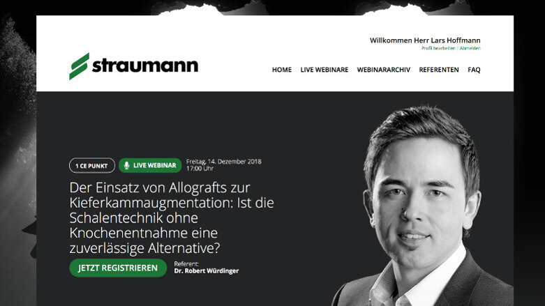 Fortbildung leicht gemacht: Straumann Academy ist online