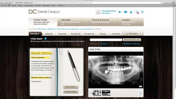 Expert demonstrates treatment planning utilizing modern digital technologies