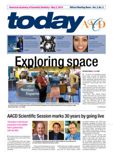 today AACD Scientific Session Orlando, Fl. May 2, 2014
