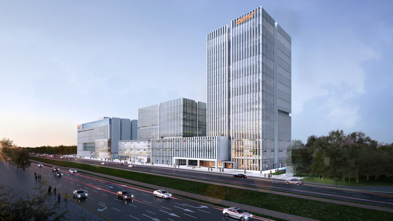 Osstem Implant’s new medical equipment manufacturing and production facility, scheduled for completion in 2025. 
