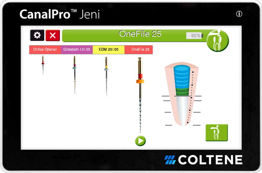 Fig. 5: Sequence selection by touchscreen. (Image: COLTENE)