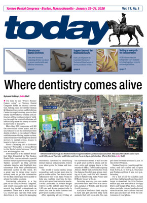 today Yankee Dental Congress Boston,  Jan. 29–31, 2026