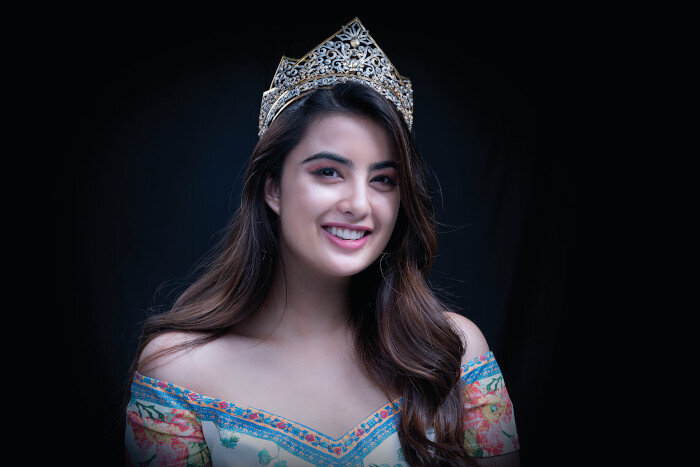 Fig. 5: Ms Niti Shah, Miss Nepal International 2017.
