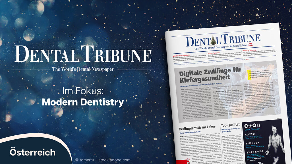 Dental Tribune Österreich 8/2025 ist da: Jetzt durch die letzte Ausgabe des Jahres blättern