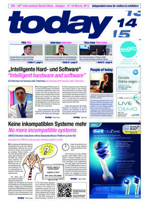 today IDS 2013 Cologne 14 March
