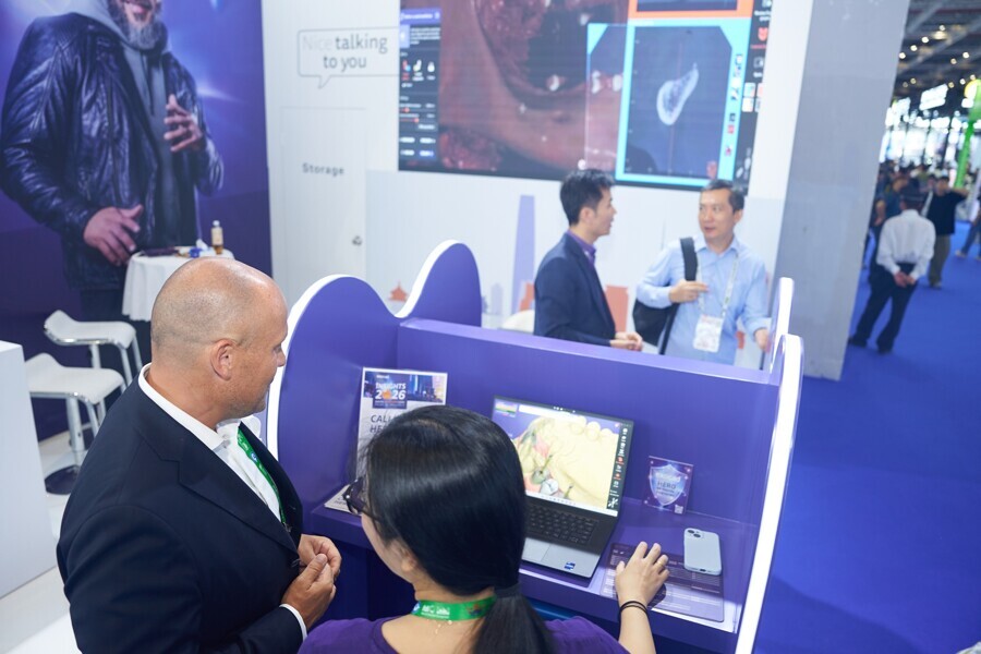 Congress attendees tested the latest software features and releases at exocad’s interactive arCADe stations. 