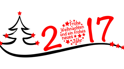 Wir wünschen Ihnen frohe Weihnachten und einen guten Rutsch!
