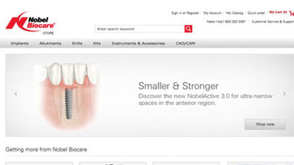 Nobel Biocare führt neuen Online Store in den USA ein