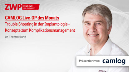 1 CME-Punkt: CAMLOG Live-OP mit Dr. Barth jetzt im Archiv