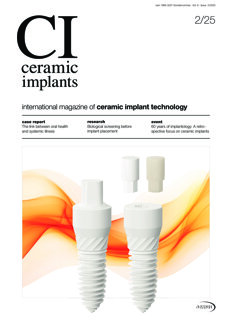 ceramic implants international No. 2, 2025