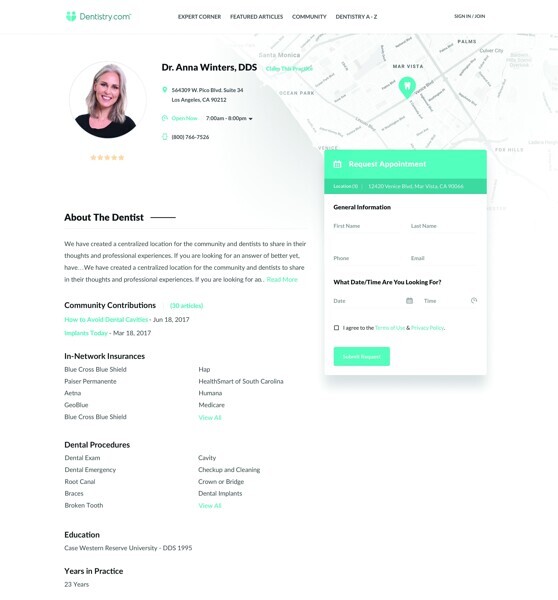 Dentistry.com_Practice_Profile