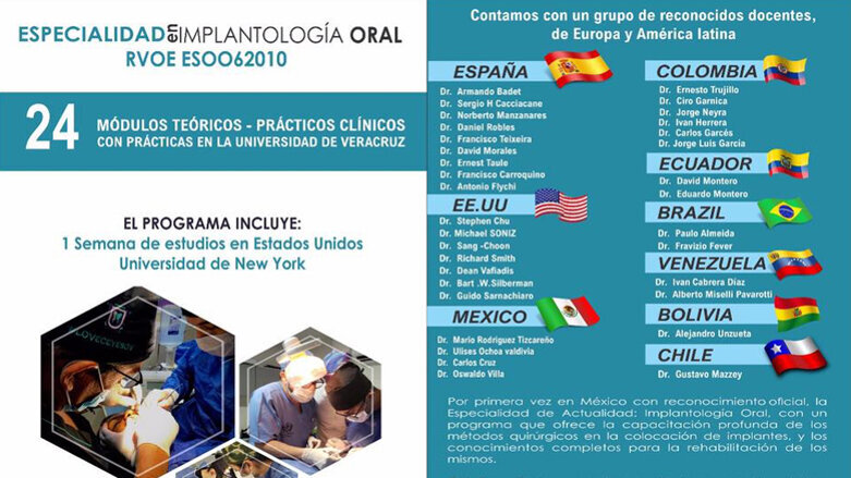 La mejor Especialización en Implantología Oral