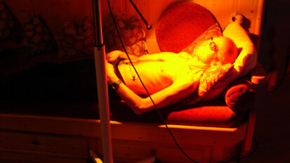 Swallowing disorder overcome using irradiation therapy