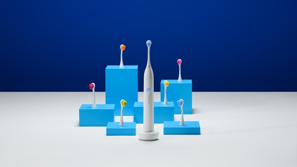 “This brush cleans where normal bristles do not reach”