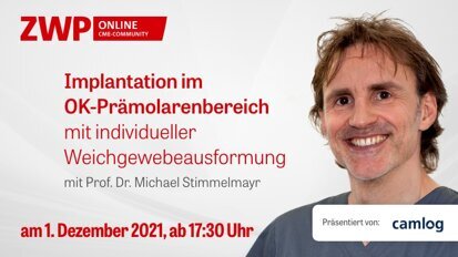 CAMLOG Live-OP zur Implantation im OK-Prämolarenbereich