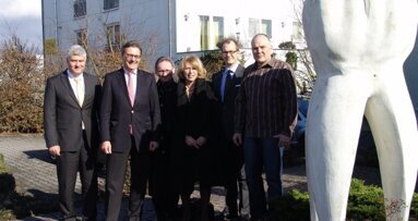 Hoher Besuch bei Schütz Dental