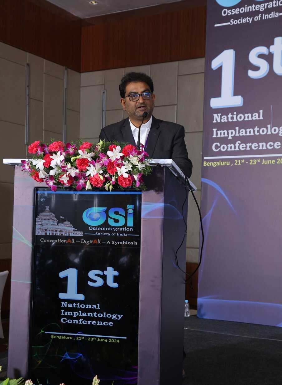 Fig 36b: Dr. Srinivas B Rao presenting vote of thanks