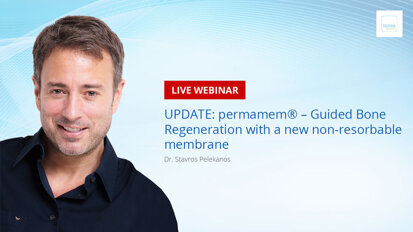 Update: Безплатен уебинар за GBR с нова нерезорбируема мембрана