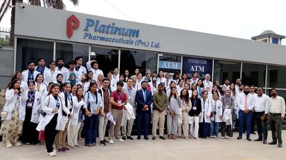 Altamash Dental students visit pharmaceutical plant to gain industry exposure