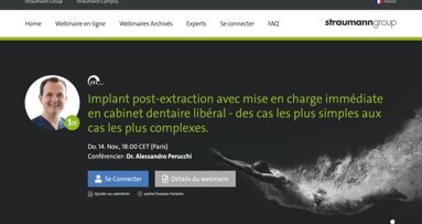 La plateforme E-learning dentaire du Groupe Straumann est en expansion
