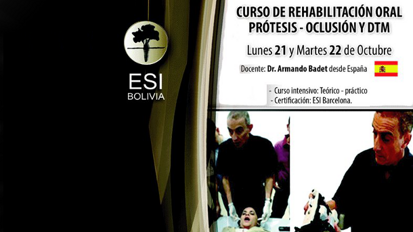 Curso de Rehabilitación Oral, Prótesis, Oclusión y ATM