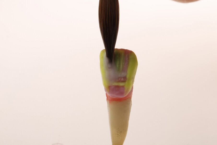 Fig. 14b: Layering with GC Initial LiSi.