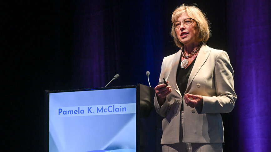 Dr Pamela K. McClain, scientific chair of the International Osteology Symposium Barcelona 2023. (Image: Osteology Foundation) 