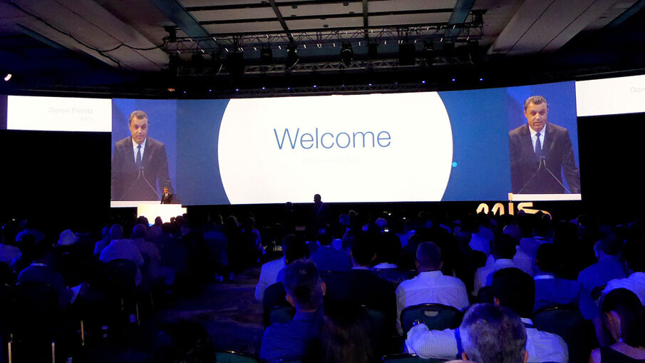The Vice President of Marketing and Development of MIS, Doron Peretz, introduced the 4th Global Conference of MIS Implants.