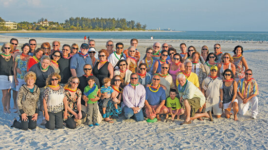 Imagine the perfect sunset on a warm, sandy beach ...