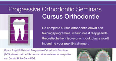 Nieuwe cursus orthodontie met Donald B McGann