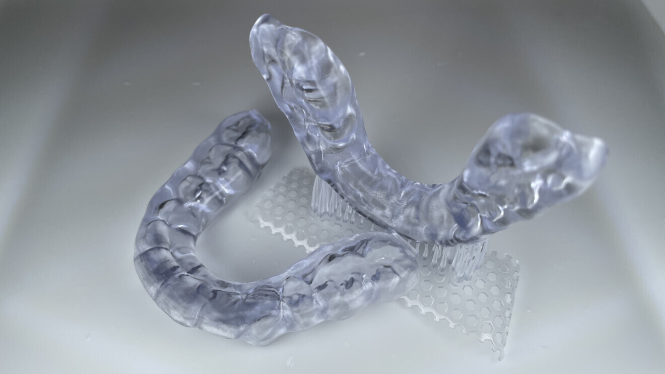 Fig. 9a: Post-processed splint.