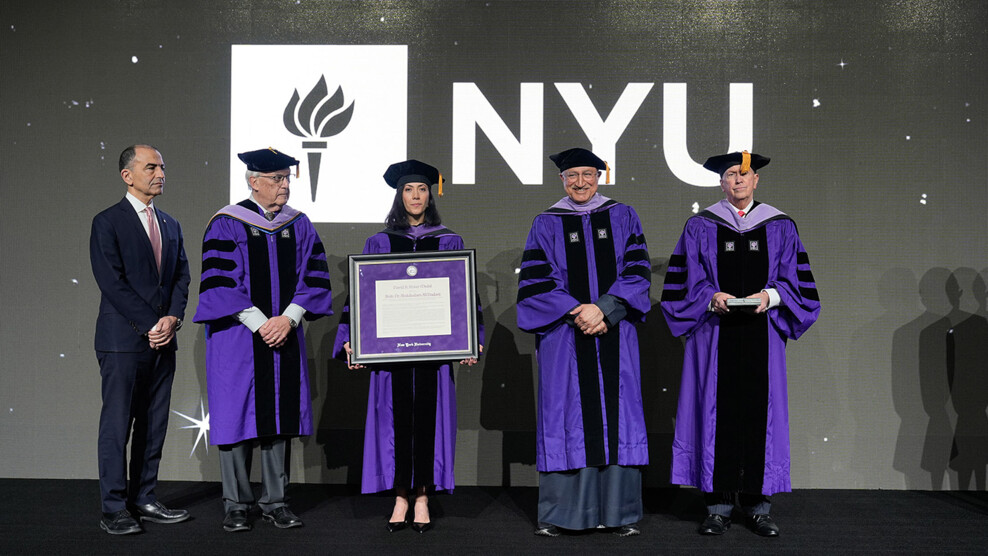In 2025, Dr Abdulsalam AlMadani (second from right) received the David B. Kriser Medal from the New York University College of Dentistry, the institution’s highest honour.