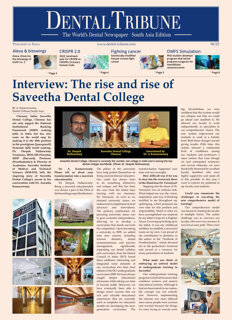 Dental Tribune South Asia No. 8, 2022
