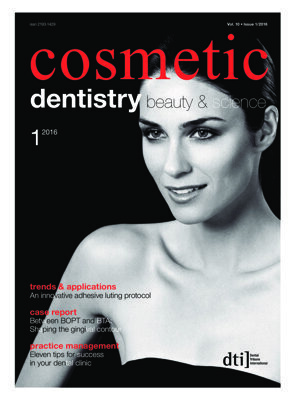cosmetic dentistry international No. 1, 2016