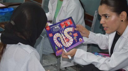 IADSR conducts dental awareness, checkup camp at Allied School Lahore