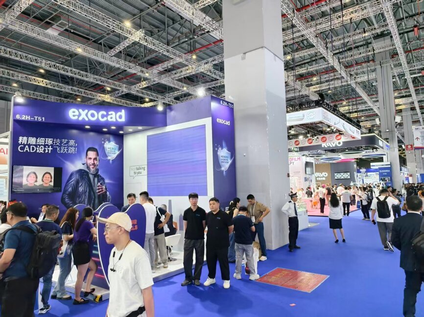 Exocad booth. 