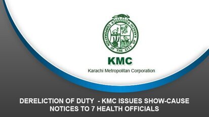 Dereliction of duty – KMC issues show-cause notices to 7 health officials