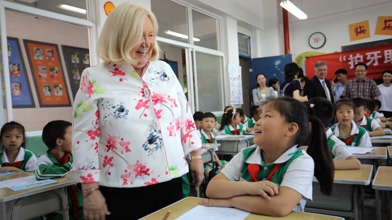 Gran éxito en educación sobre salud oral en China