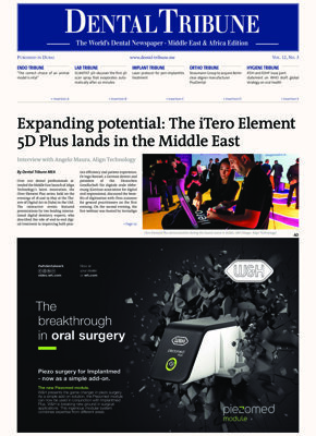 Dental Tribune Middle East & Africa No. 3, 2022